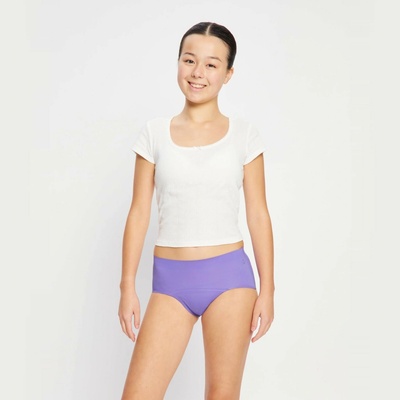 Modibodi dievčenské menštruačné nohavičkyTeen Seamfree Boyleg Moderate Purple