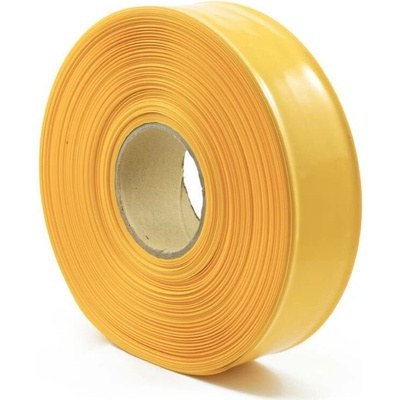 Žlutá smršťovací PVC fólie 2:1 šíře 57,5mm, průměr 35mm