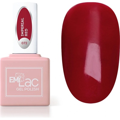 E.MiLac gel lak DV Imperial Red 072 9 ml