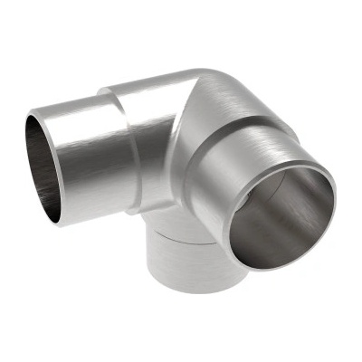 Hahn Steel Rohový spoj 90° pro zábradlí O42,4 x 2,0 mm, AISI 304 - brus