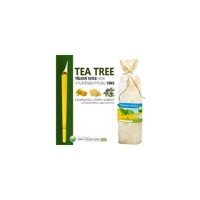 HOXI Tělové svíce s tea tree 10 ks