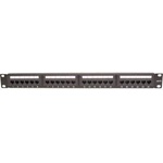 Securitynet Cat. 6 panel 19 inch 1U 24xRJ45 UTP black CCAS-PA6-24UTP