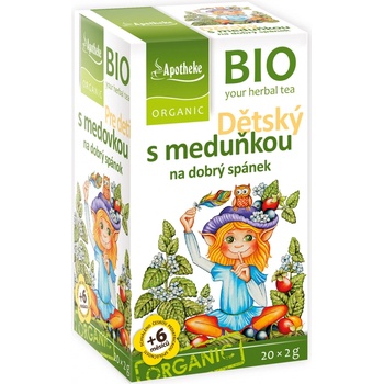 Apotheke Bio ovocný s meduňkou 20 x 2 g
