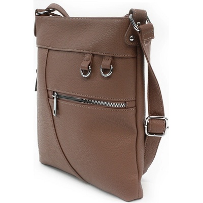 Tmavo ružová dámska crossbody kabelka Crediel