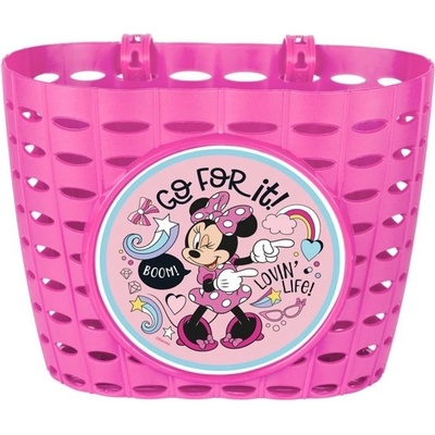 SEVEN Košík na kolo Minnie Boom Plast 1x20x14,5x13 cm – Zboží Mobilmania