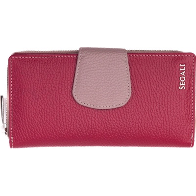 Segali Dámská kožená 7617 B viva magenta/cameo rose