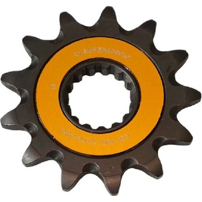 SUPERSPROX CST-1901:14.FG-ORG PŘEDNÍ ŘETĚZOVÉ KOLEČKO 1248 14 SAMOČISTÍCÍ KTM SX/SXF/EXC/EXCF '91-, HUSQVARNA CR/WR/TE/TC '14-. GASGAS '21– S KROUŽKY, BARVA ORANŽOVÁ (JTF1901.14)