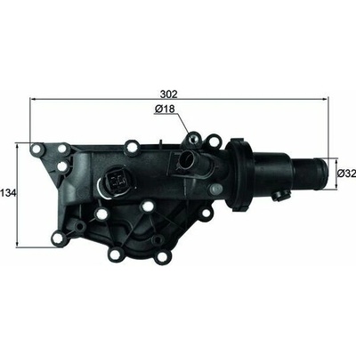 Termostat chladící kapaliny MAHLE ORIGINAL TH 60 89 (TH6089)