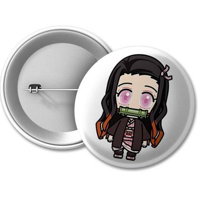 Demon Slayer placka Chibi Nezuko Kamado 50 mm