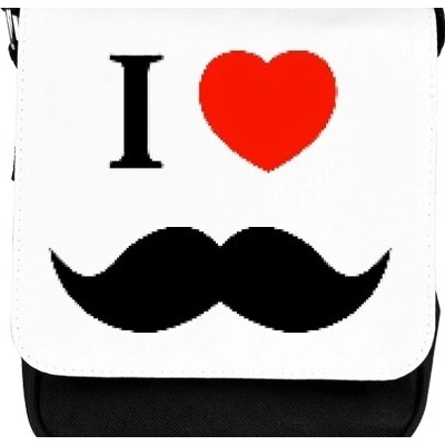 Malá brašna přes rameno Subway I love Movember
