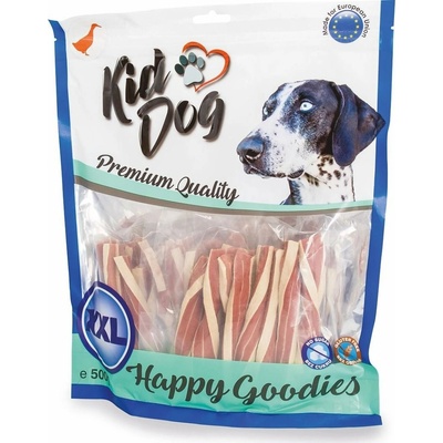 KidDog kachní sendvič s treskou kroucený 500 g