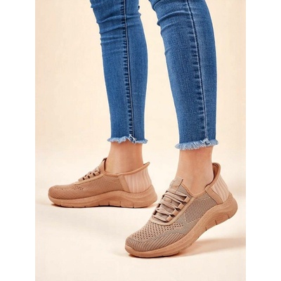 Resti Slip-on women's fabric sports shoes Arrate krémová