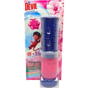Dr. Devil ароматизатор диск за тоалетна чиния, 7 ползвания, Japanse garden