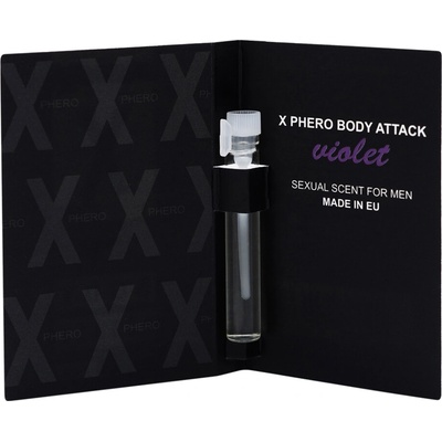 Feromóny pre mužov Body Attack Violet For Men 1Ml Aurora