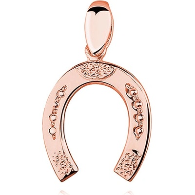 Olivie Stříbrný přívěsek podkova rose 4557