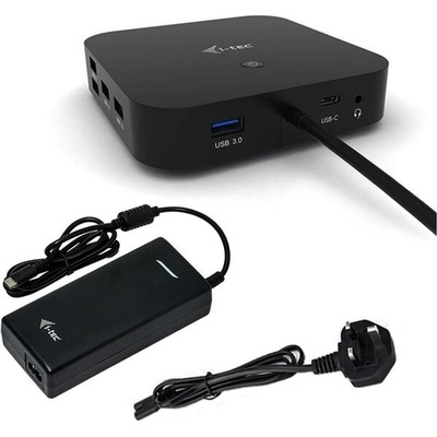 i-Tec USB-C Dual Display Docking Station with Power Delivery 100 W + i-Tec Universal Charger 112 W C31DUALDPDOCKPD100W – Zboží Živě