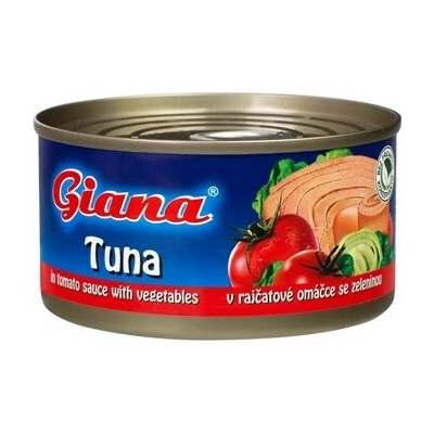 Giana Tuniak v paradajkovej omáčke so zeleninou 6 x 170 g