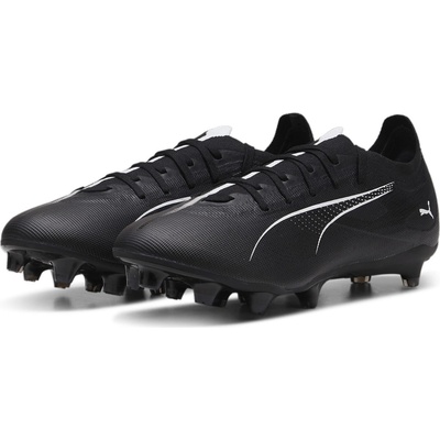 PUMA Мъжки футболни бутонки Puma Ultra Match Firm Ground Football Boots Mens - Black/White