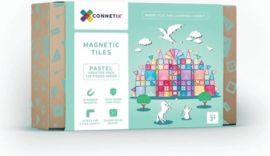 Connetix Tiles 120 ks Pastelová od 3 149 Kč - Heureka.cz