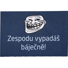 Mercury Flooring Zespodu vypadáš báječně Meme Modrá 40x60 cm