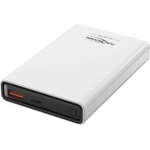 ANSMANN Powerbank, 10 000 mAh, 22, 5 W, USB-A, USB-C, поддръжка на Huawei Supercharge, бял (1700-0156)
