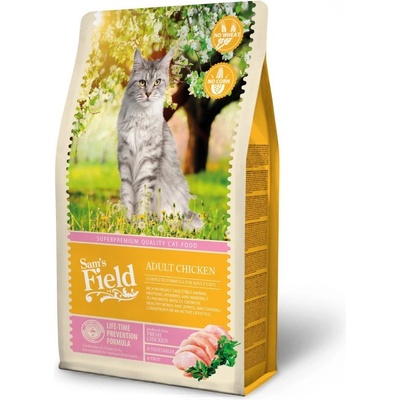 Sams Field Cat Adult Chicken superprémiové granule Sam's Field 2,5 kg