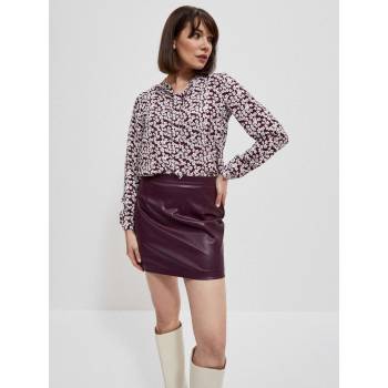 Moodo Блуза с цветя за жени в бяло и винено Moodo Moodo | Cherven | ЖЕНИ | XS