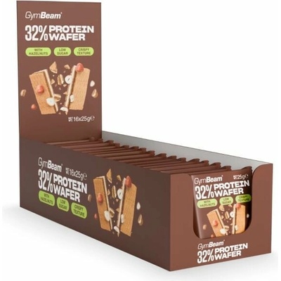 GymBeam 32% Protein Wafer 25 g – Zboží Dáma