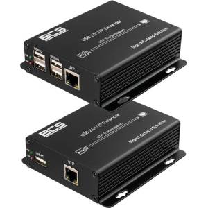 BCS bcs-utp-4usb-set(2) usb удължител по utp кабел до 100м, поддържа 4 устройства (bcs-utp-4usb-set(2))