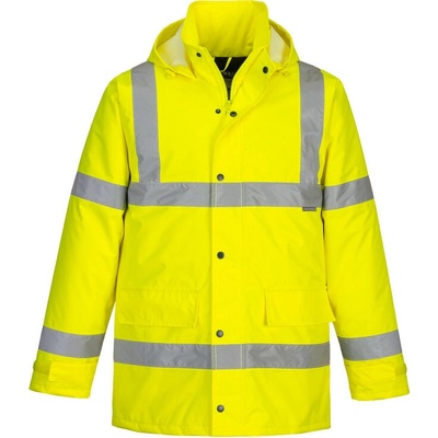 Portwest Bunda ES460 Essential Hi-Vis Winter Traffic Jacket reflexní zateplená Žlutá