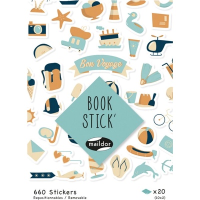 D.A. Samolepky BOOK STICK´- Cestování (660ks)