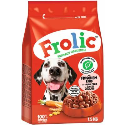 Frolic Hovězí mrkev a obiloviny 4 x 1,5 kg