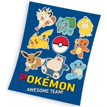 Carbotex Покемон: Одеяло - 130 x 160 см (PK239687-KOC)