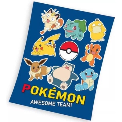 Carbotex Покемон: Одеяло - 130 x 160 см (PK239687-KOC)