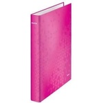 Leitz Binder leitz wow a4/40 mm 2-ring, pink