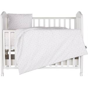 Chipolino Бебешки спален комплект от 5 части Chipolino - Звезди, бежов (SPCET502601)