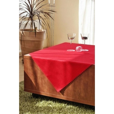 Polášek Ubrus teflon UNI červená 7344 Červená 100% polyester 100% polyester 120x160cm