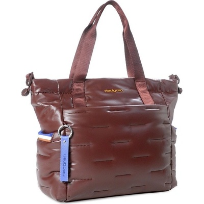 Hedgren dámska taška na rameno Cocoon Puffer Tote Bag /Bitter Chocolate