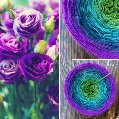 ColorfulLmadeshop Příze Čarovné klbko (3n) 1000m Roses V