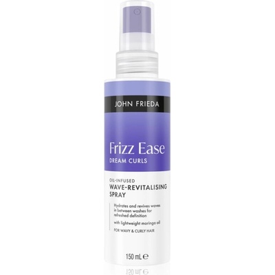 John Frieda Frizz Ease Oil-Infused Wave-Revitalising Spray hydratačný sprej na vlasy pre vlnité a kučeravé vlasy 150 ml