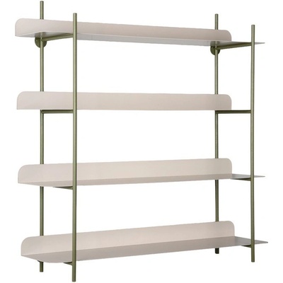 PT LIVING Зелен/сив на няколко нива метален стенен рафт 60 cm Reina Cuatro - PT LIVING (PT4389GR)