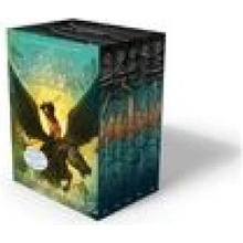 Percy Jackson and the Olympians 5 Book Paperback Boxed Set W/Poster Riordan RickPaperback