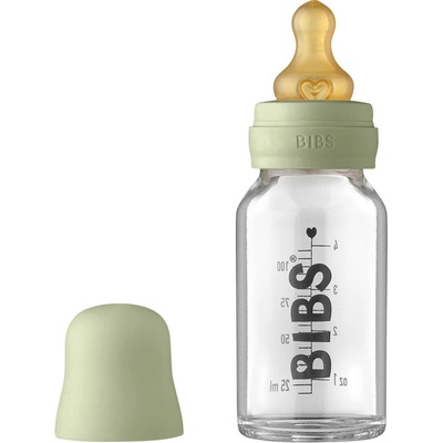 Bibs Baby Bottle skleněná láhev Sage 110 ml