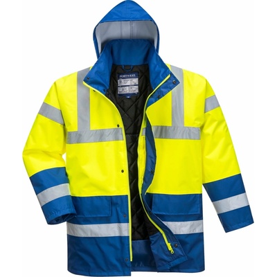 Portwest S466 Hi Vis Contrast Traffic Reflexná bunda žltá žltá žltá