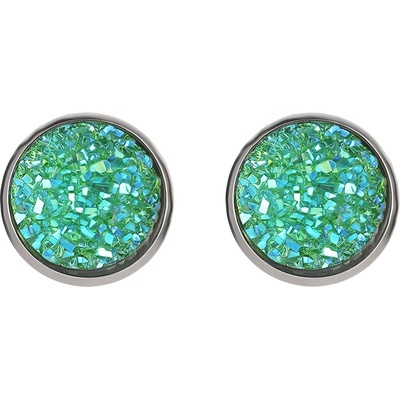 HARAHU Обеците vi-28273 - Зелена kp28273 (vi-28273)