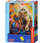 Castorland Пъзел Castorland от 180 части - Котешко цветно пътуване - baby