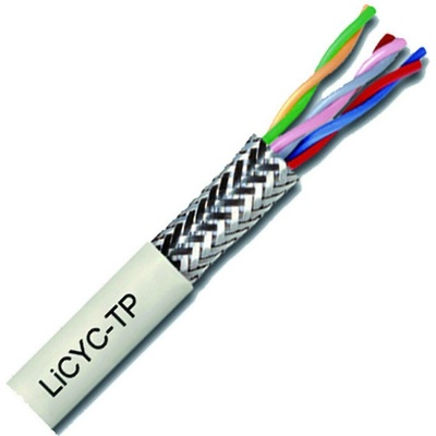 LIYCY 2x2x0,25 riadiaci kábel 0.25 mm² 100 m