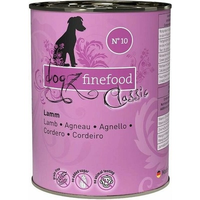 Dogz Finefood No.10 jahňacie 400 g