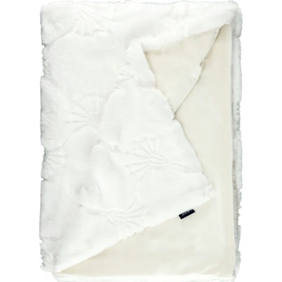 JOOP! Elegantní pléd Cornflower bílý 130x170