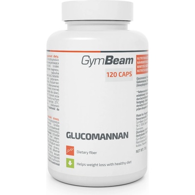 GymBeam Glukomanan 120 kapslí – Sleviste.cz